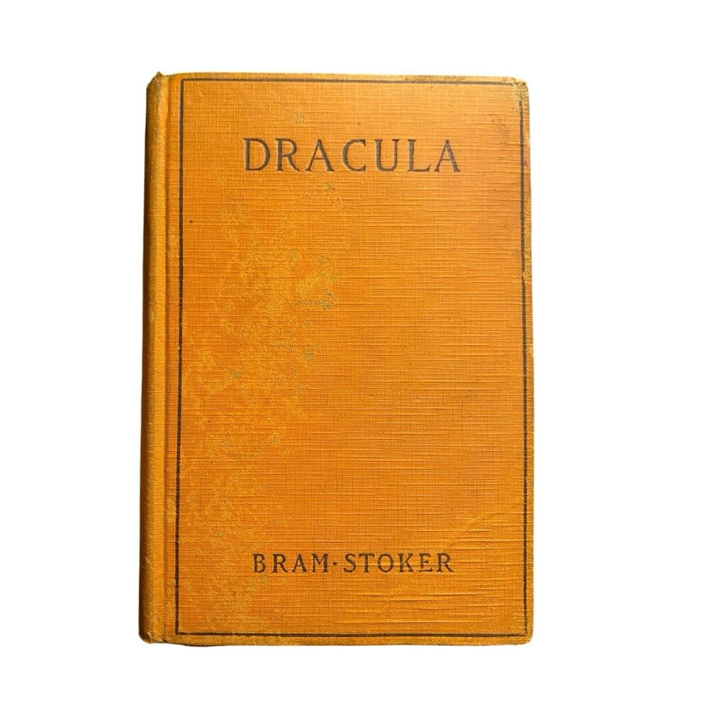 Antique 1897 Bram Strokers Dracula Hardcover Book